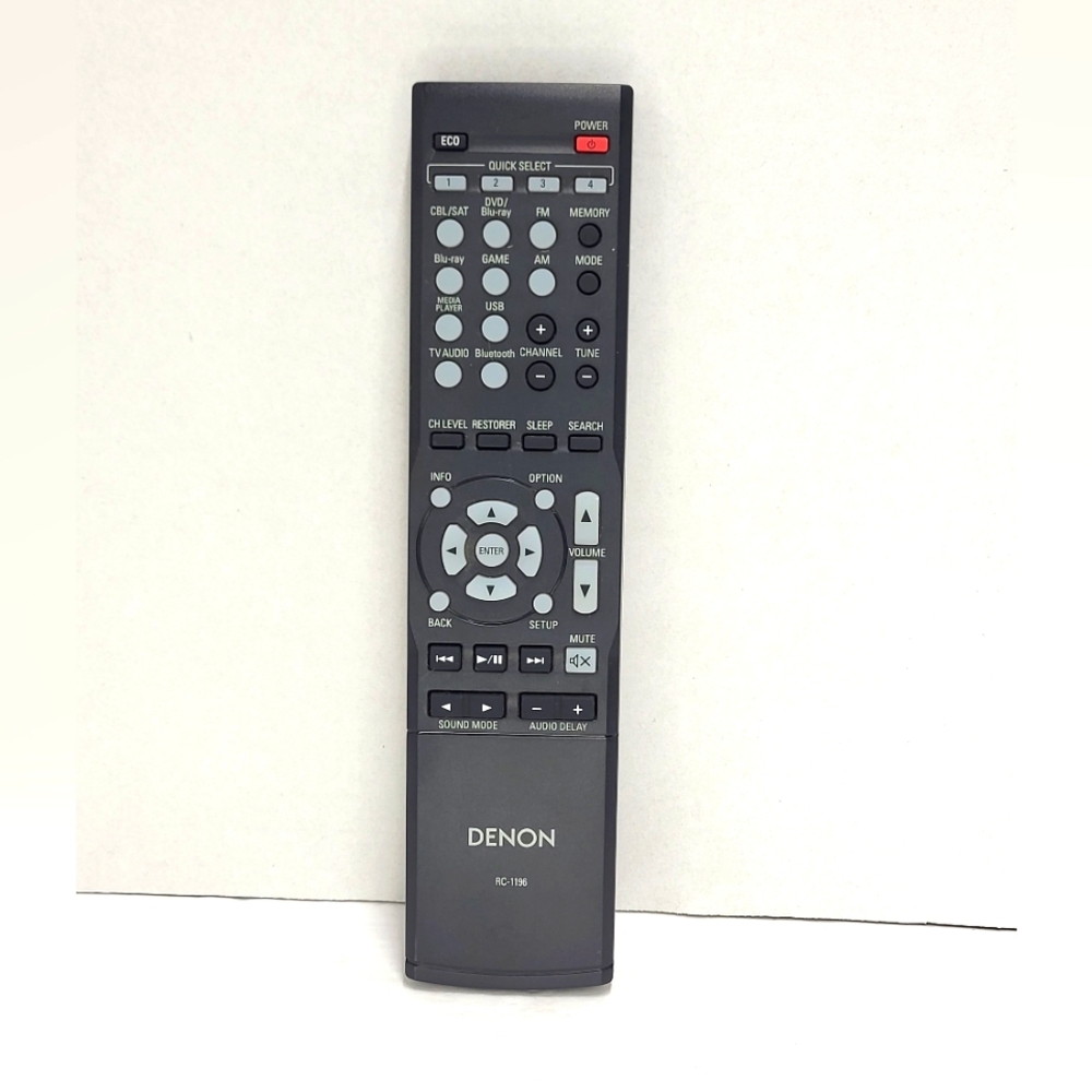 RC-1196 Replace Remote For Denon AV Receiver AVR-S510 AVR-S500BT AVR-S510BT